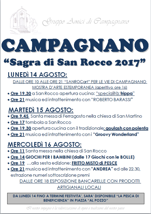 Sagra di San Rocco a Campagnano